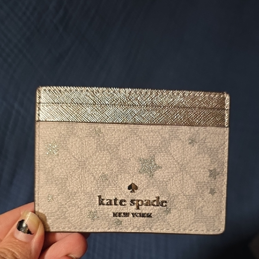 Kate Spade Silver Key Card Holder